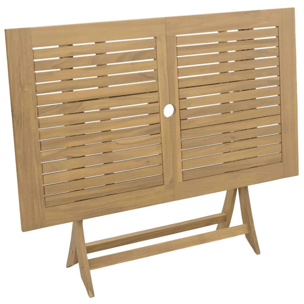 Masă de grădină pliabilă, 120x70x75 cm, lemn masiv de acacia GartenMobel Dekor