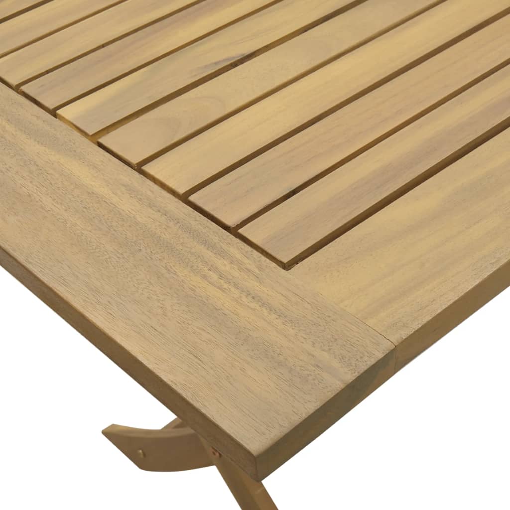 Masă de grădină pliabilă, 120x70x75 cm, lemn masiv de acacia GartenMobel Dekor