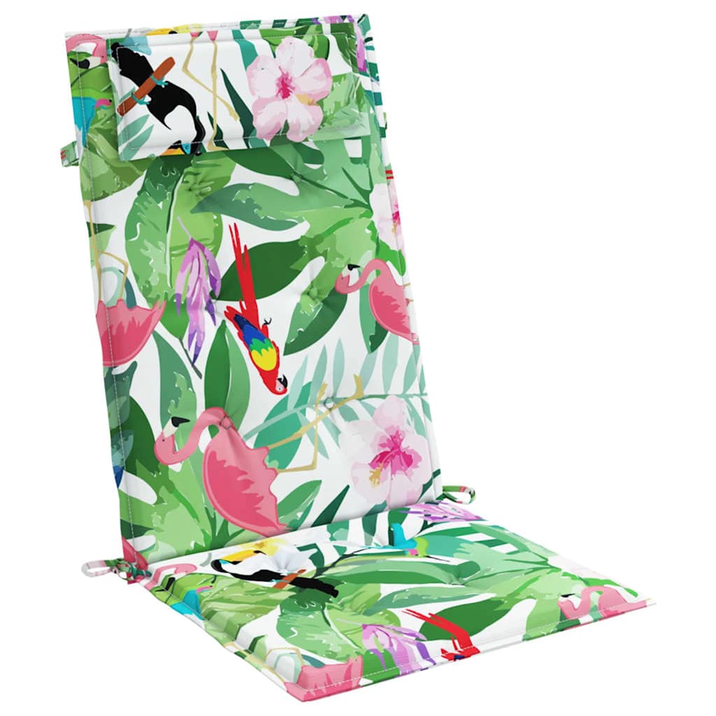 Perne de scaun spătar înalt, 4 buc., multicolor, textil oxford GartenMobel Dekor