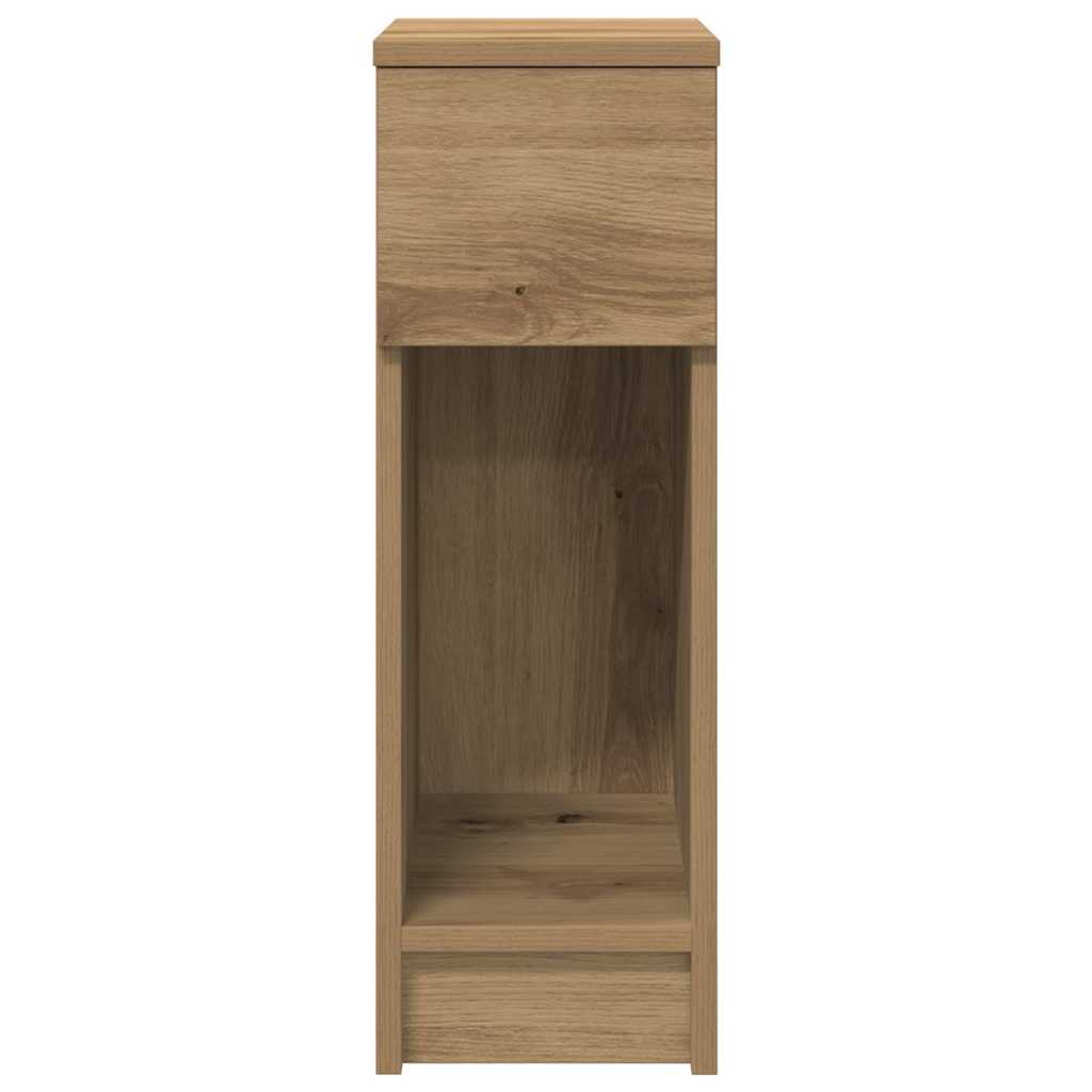 Noptiera cu sertar Stejar artizanal 20x36x60 cm GartenMobel Dekor