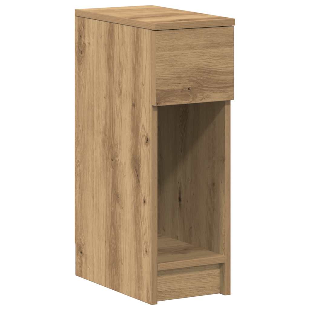Noptiera cu sertar Stejar artizanal 20x36x60 cm GartenMobel Dekor