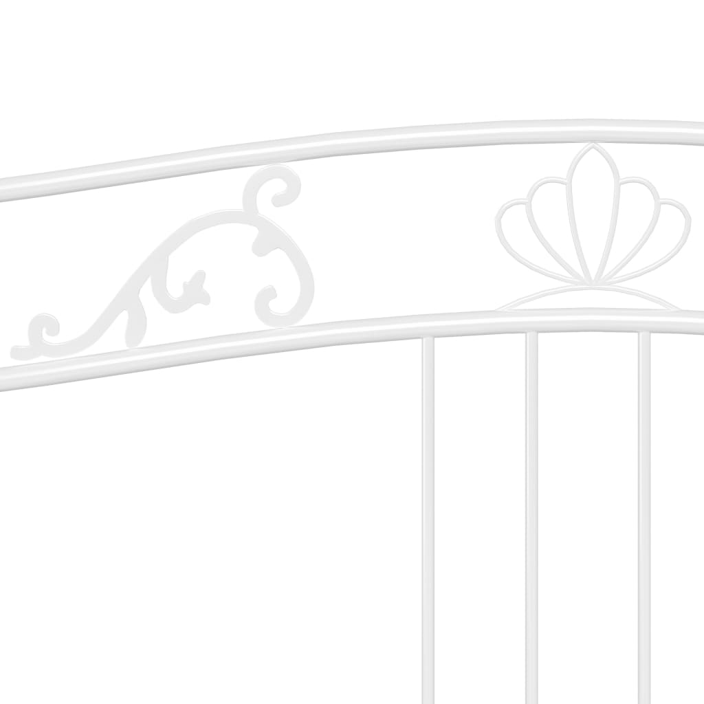 Cadru pat canapea, alb, 90x200 cm, metal GartenMobel Dekor
