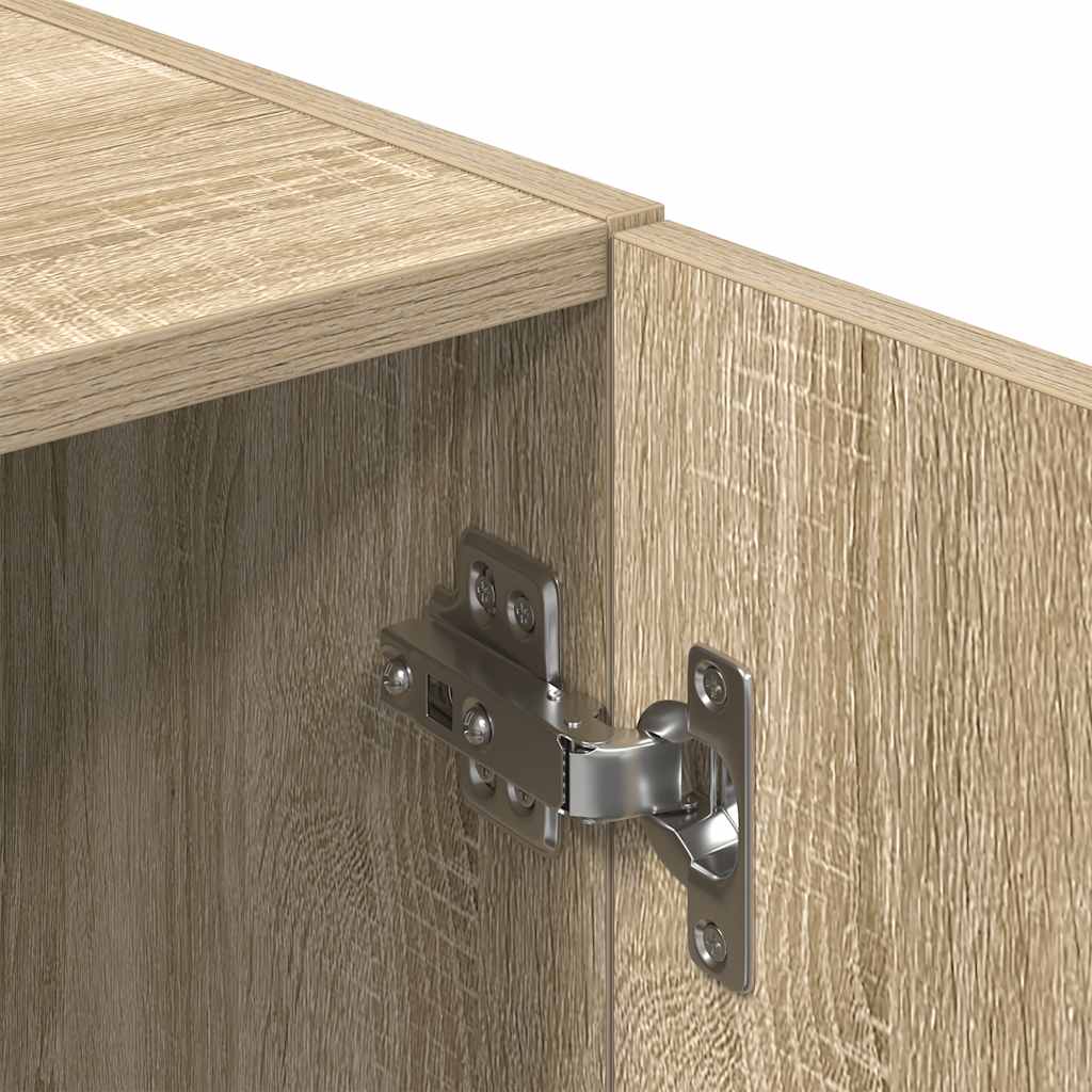 Set dulapuri de bucătărie 3 piese stejar sonoma, lemn prelucrat GartenMobel Dekor