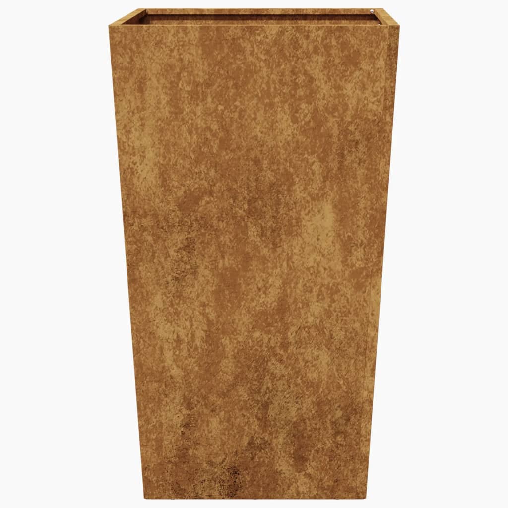 Jardinier de grădină 45x45x75 cm Oțel pentru intemperii GartenMobel Dekor