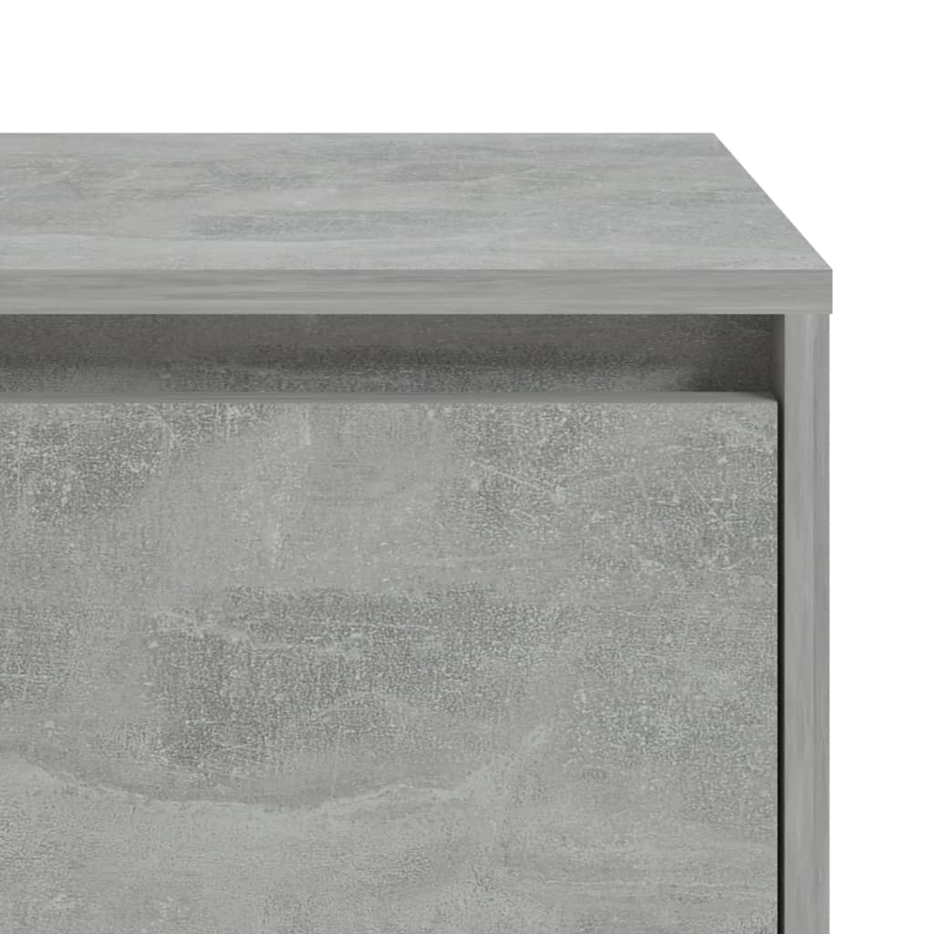 Noptieră, gri beton, 45x34x44,5 cm, lemn prelucrat GartenMobel Dekor
