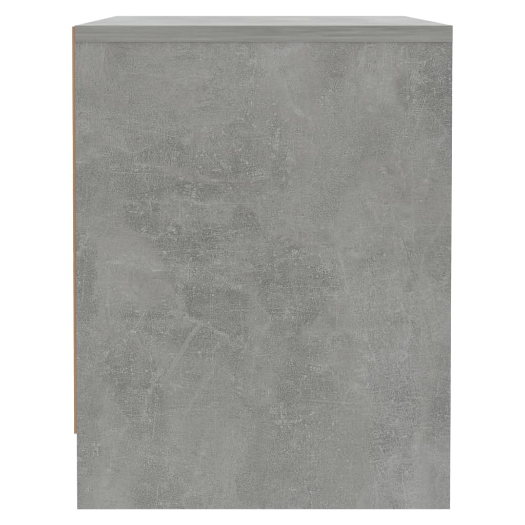 Noptieră, gri beton, 45x34x44,5 cm, lemn prelucrat GartenMobel Dekor