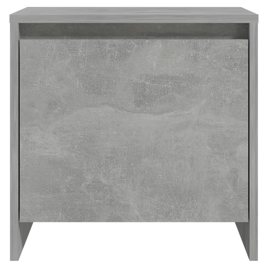 Noptieră, gri beton, 45x34x44,5 cm, lemn prelucrat GartenMobel Dekor