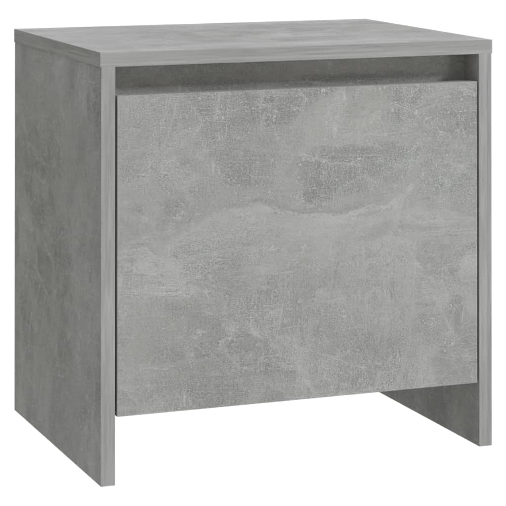Noptieră, gri beton, 45x34x44,5 cm, lemn prelucrat GartenMobel Dekor