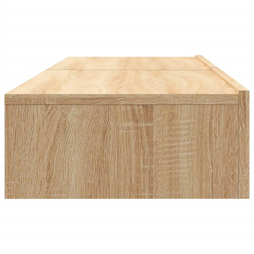 Comode TV cu lumini LED, 2 buc., stejar sonoma, 60x35x15,5 cm GartenMobel Dekor