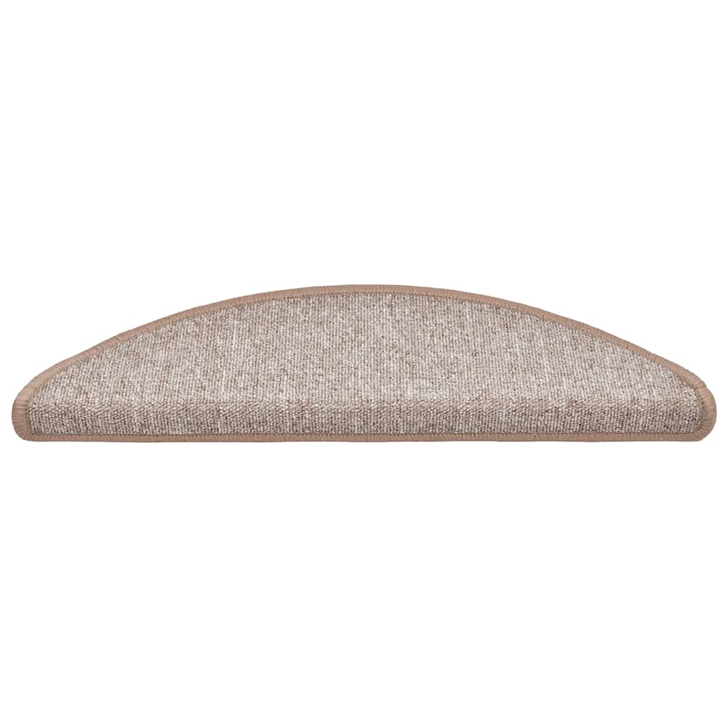 Covorașe scară 20 buc maro deschis 56x17x3 cm GartenMobel Dekor