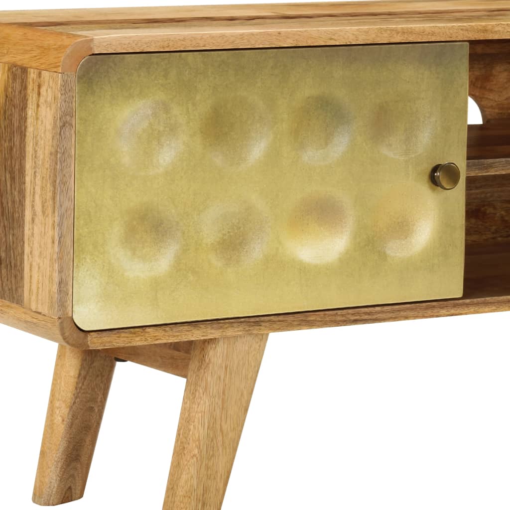 Comodă TV, 120 x 30 x 45 cm, lemn masiv de mango GartenMobel Dekor