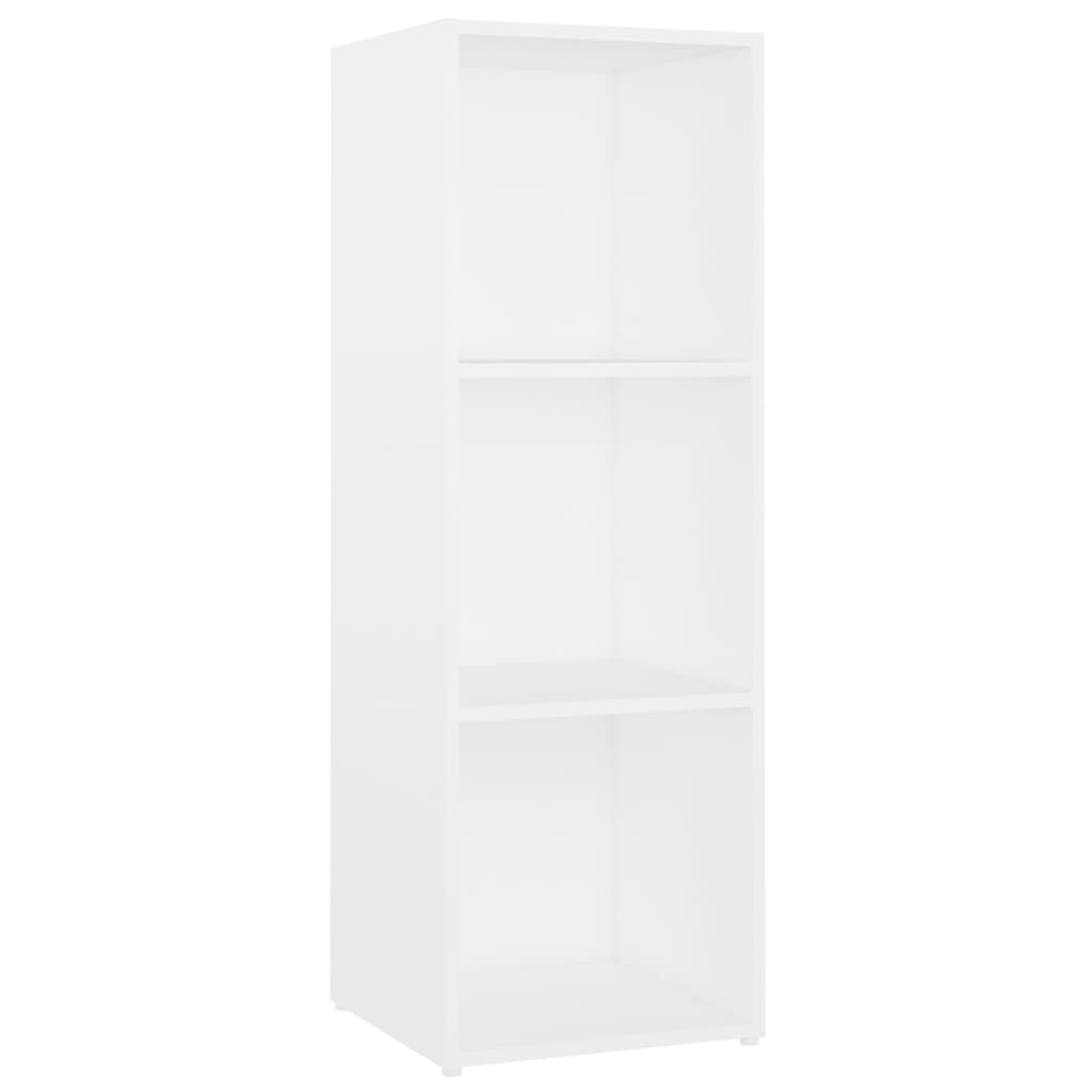 Dulapuri TV, 4 buc., alb, 107x35x37 cm, lemn prelucrat GartenMobel Dekor