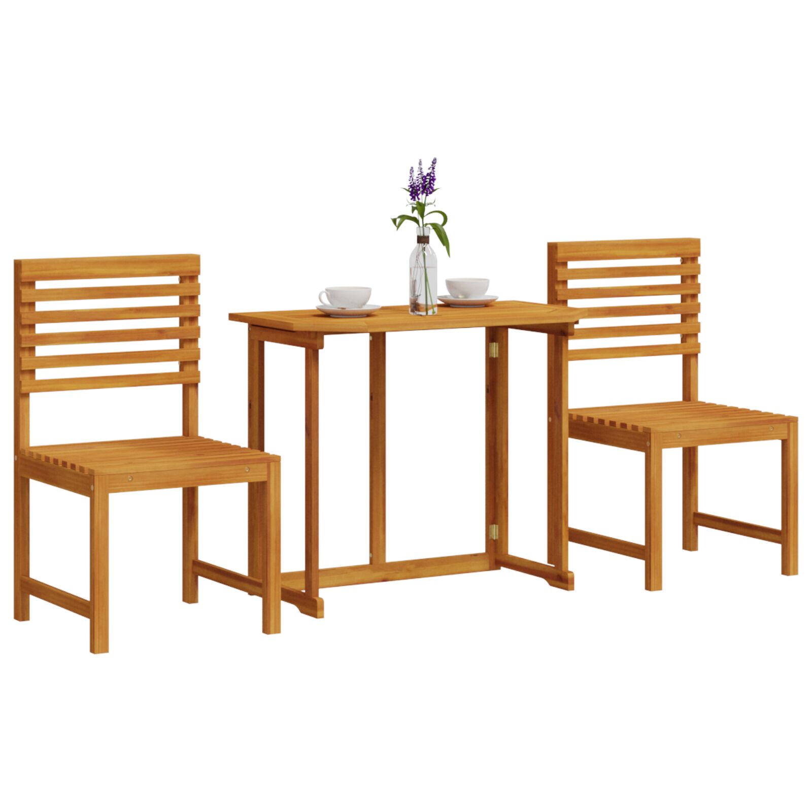 Set Bistro Grădină 3 Piese Lemn Masiv Acacia GartenMobel Dekor