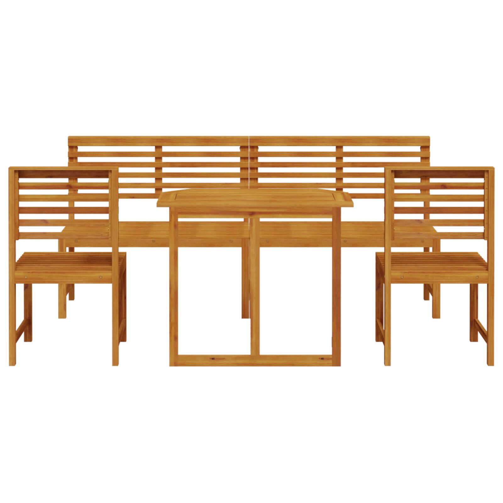 Set de dining pentru grădină  din 5 piese, din lemn masiv de acacia GartenMobel Dekor