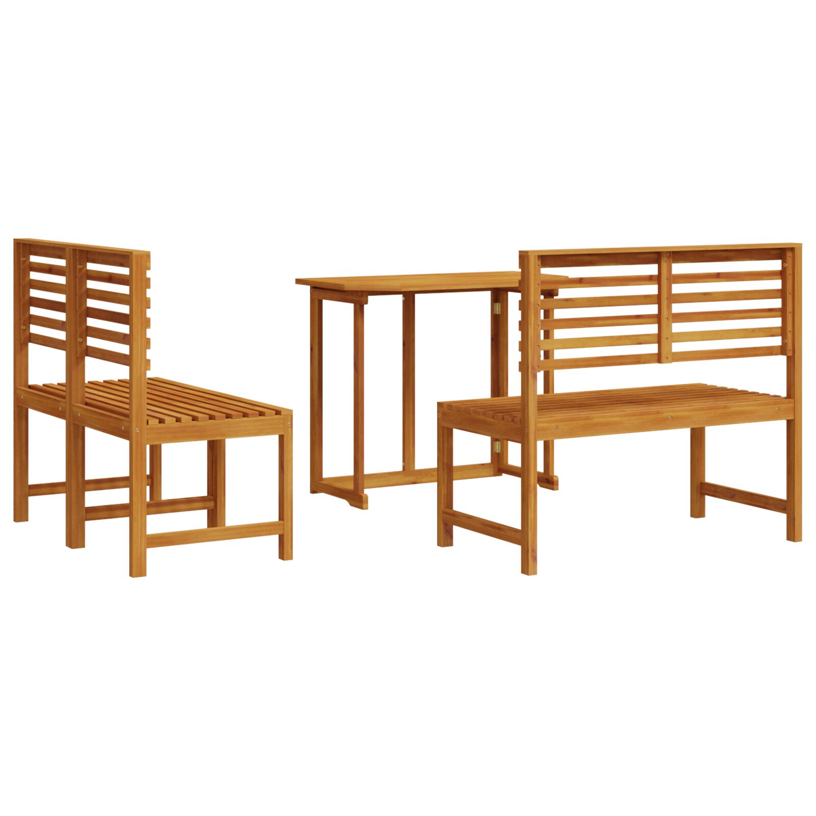 Set de masă pentru grădină , 4 piese, din lemn masiv de acacia GartenMobel Dekor