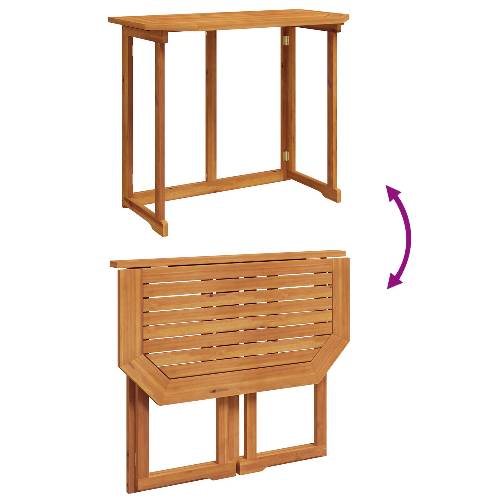Set de dining pentru grădină , 3 piese, din lemn masiv de acacia GartenMobel Dekor
