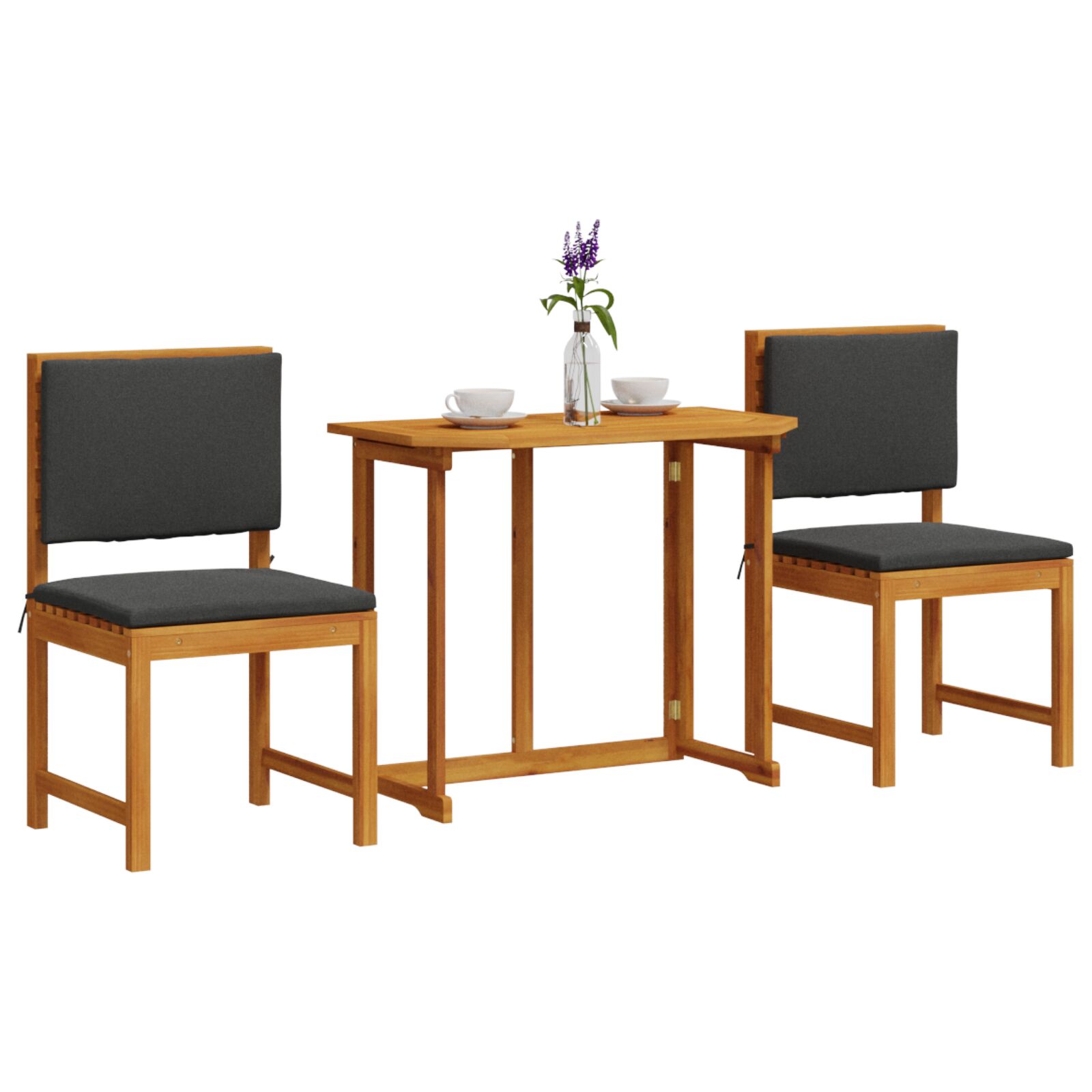 Set de dining pentru grădină , 3 piese, din lemn masiv de acacia GartenMobel Dekor