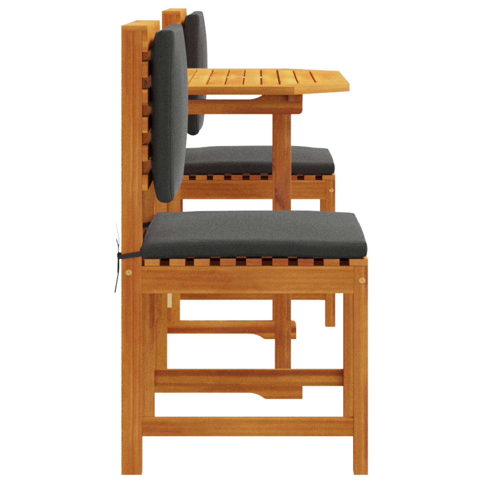 Set de dining pentru grădină , 3 piese, din lemn masiv de acacia GartenMobel Dekor