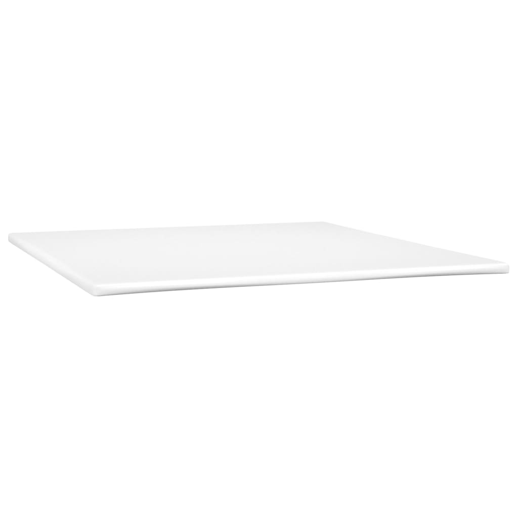 Pat box spring cu saltea, maro închis, 160x200 cm, textil GartenMobel Dekor