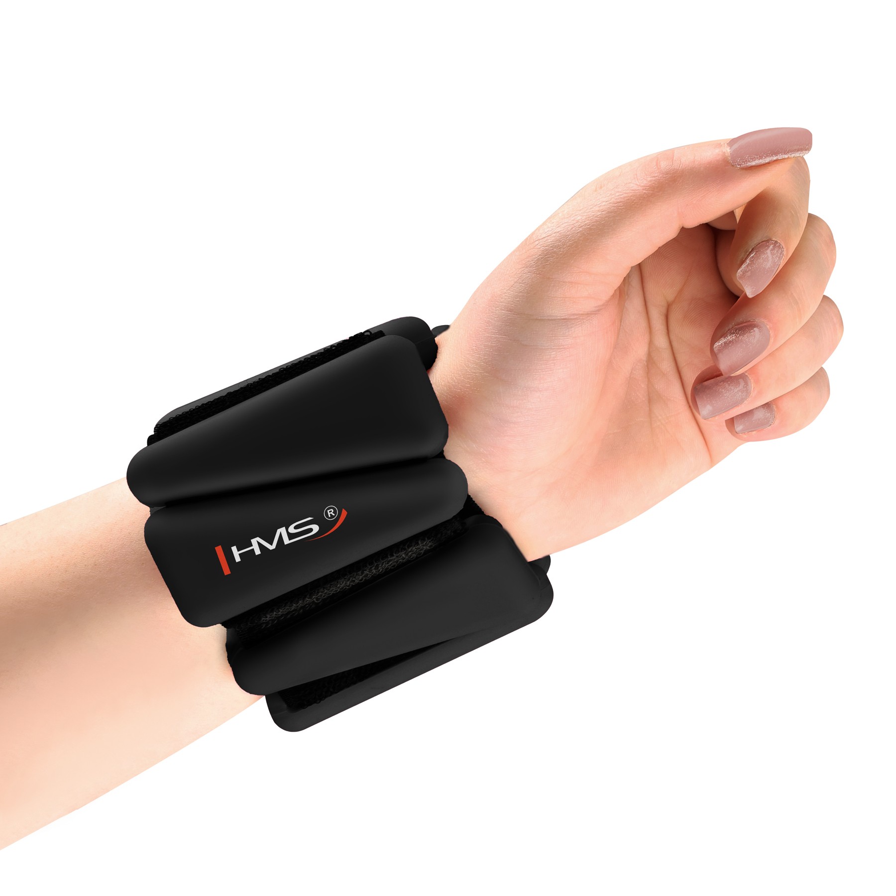 Greutati pentru incheieturi/ glezne HMS SNK01, 2x0.5 kg, Negru FitLine Training