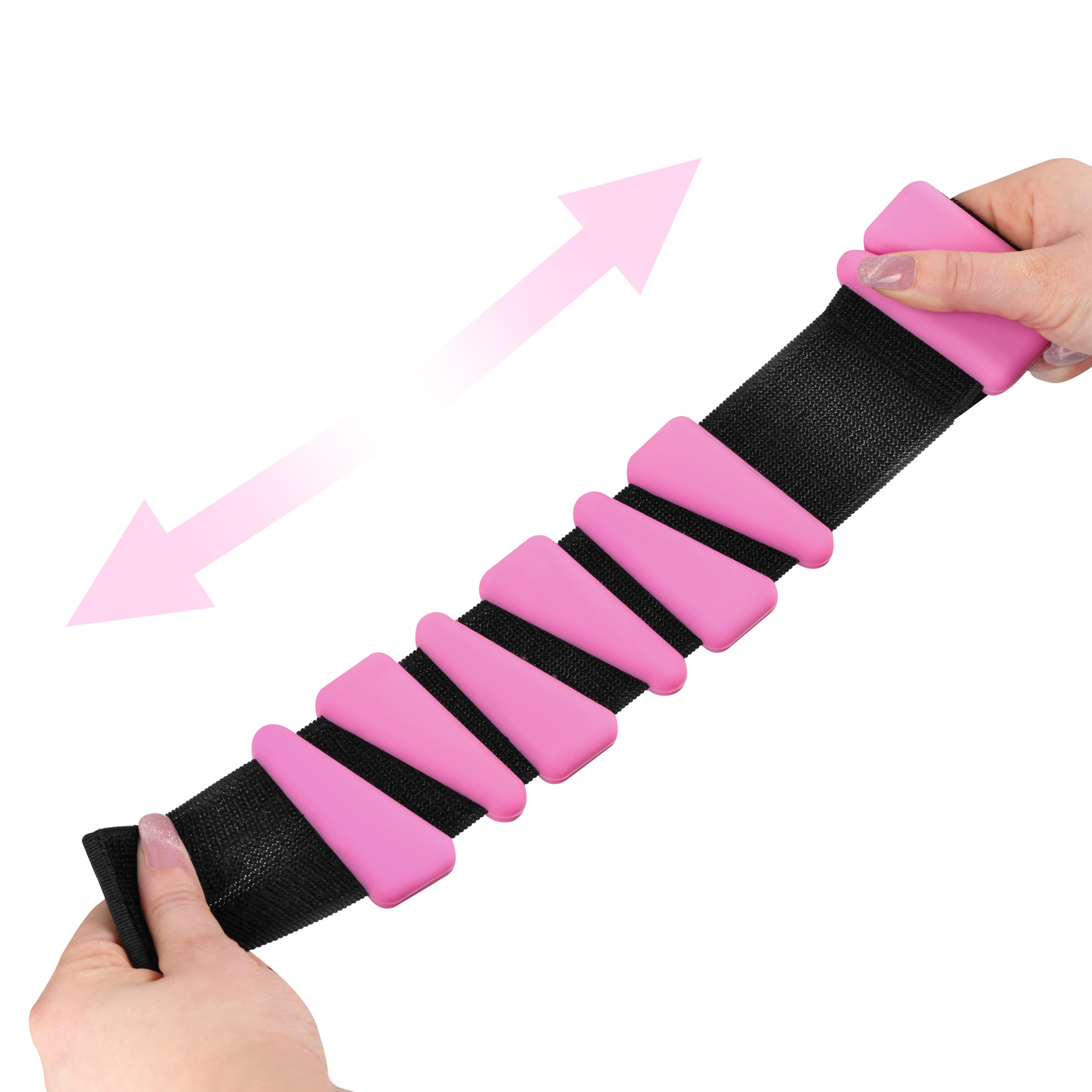 Greutati pentru incheieturi/ glezne HMS SNK01, 2x0.5 kg, Roz FitLine Training