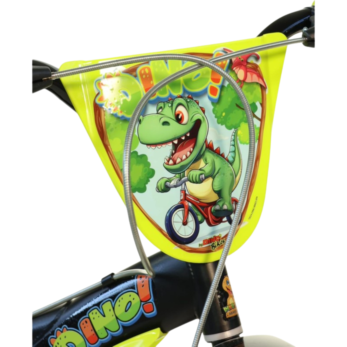 Bicicleta copii 14'' Aventurile dinozaurului PlayLearn Toys