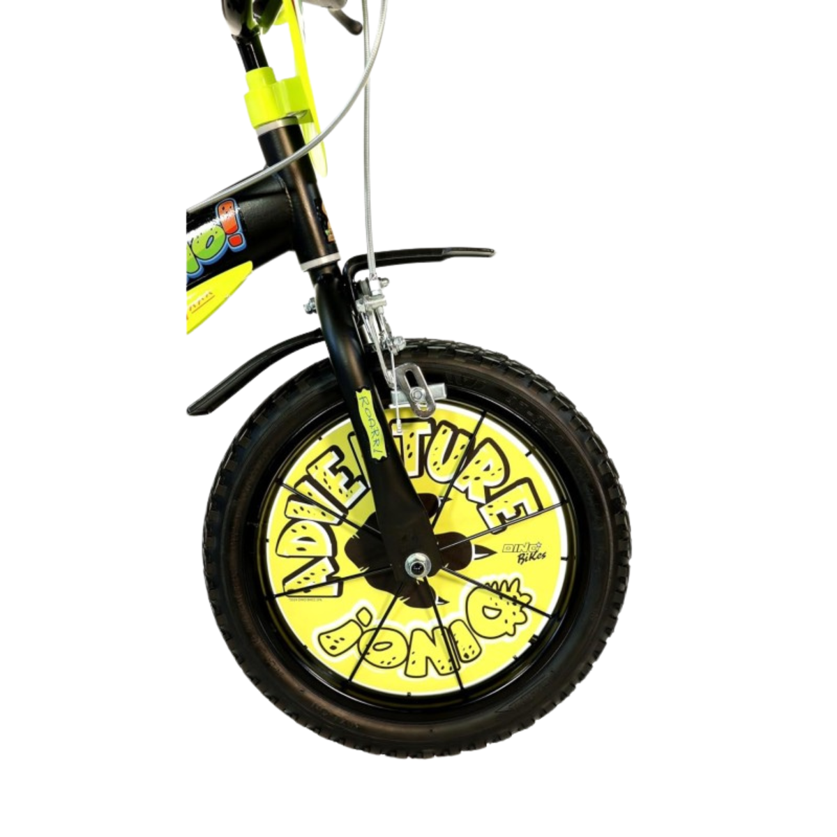 Bicicleta copii 14'' Aventurile dinozaurului PlayLearn Toys