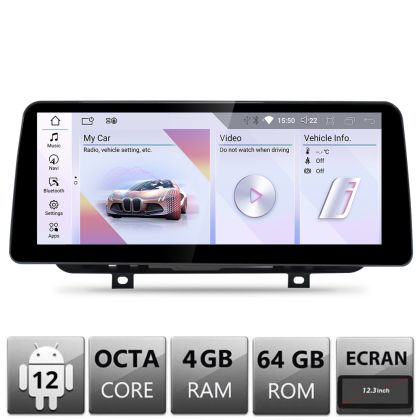 Navigatie BMW Seria 2 F22 F45 2012-2015 NBT Android ecran 10.25