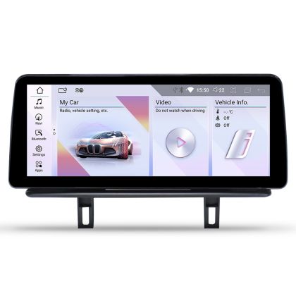 Navigatie dedicata Edotec BMW Seria 1 E87 2003-2008 masini cu ecran color CIC Android ecran 10.25