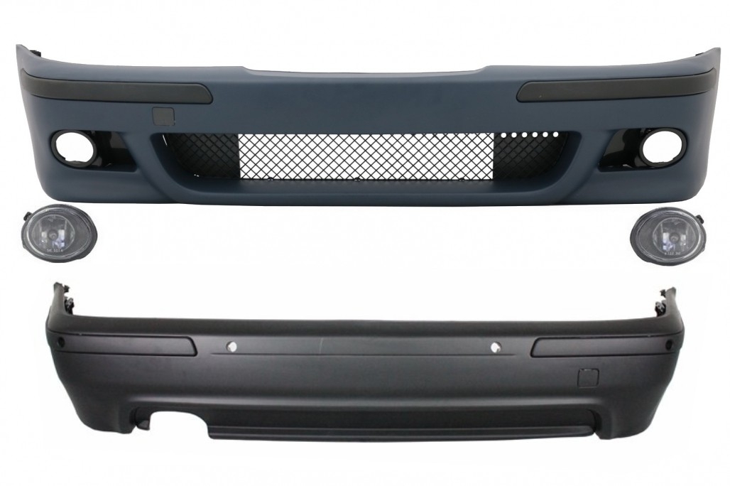 Pachet Exterior BMW Seria 5 E39 (1995-2003) cu Proiectoare Crom M5 Design Performance AutoTuning