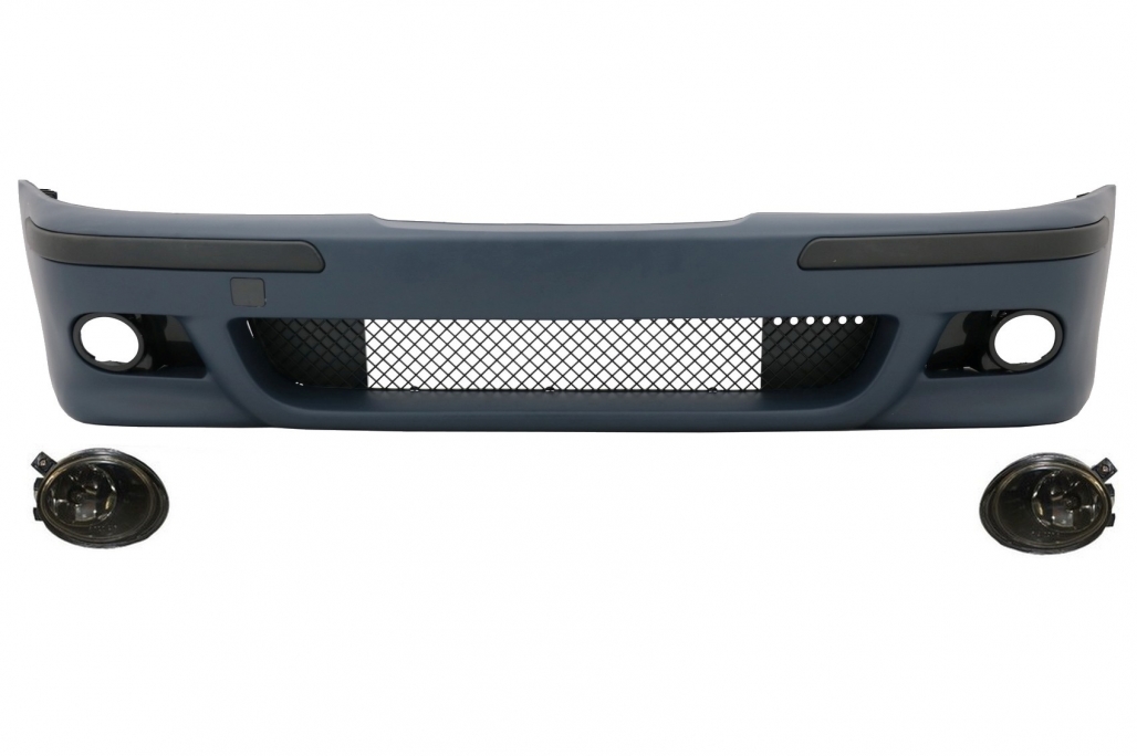 Bara Fata BMW Seria 5 E39 (1995-2003) cu Proiectoare Ceata Fumuriu M5 Look Performance AutoTuning