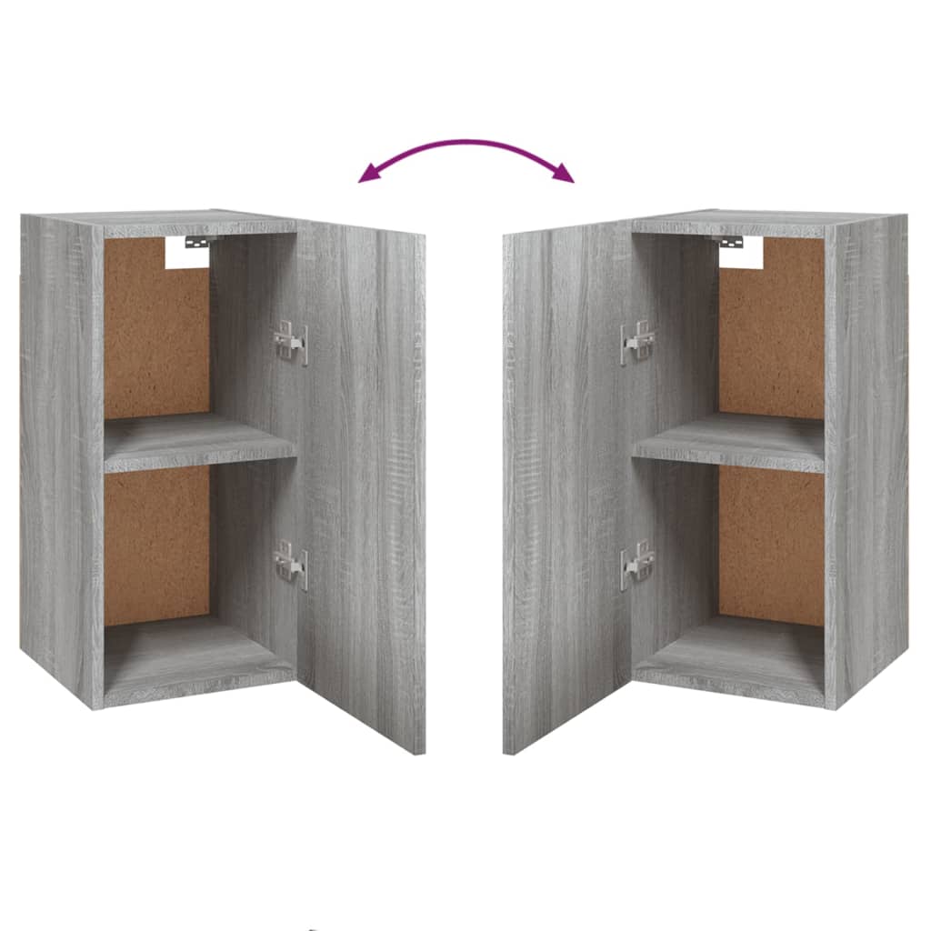 Set comode TV, 7 piese, gri sonoma, lemn compozit GartenMobel Dekor