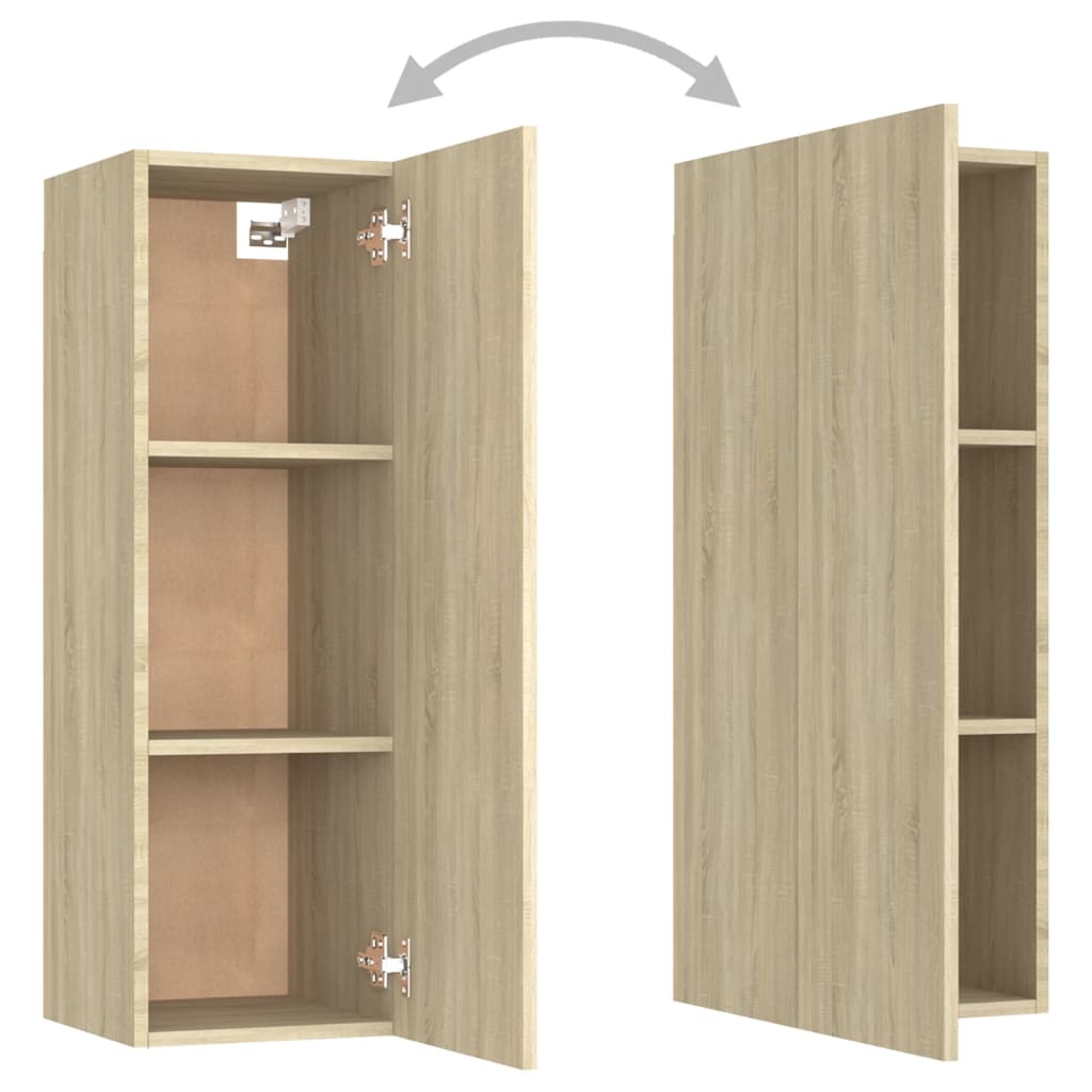 Set de dulapuri TV, 10 piese, stejar sonoma, lemn prelucrat GartenMobel Dekor