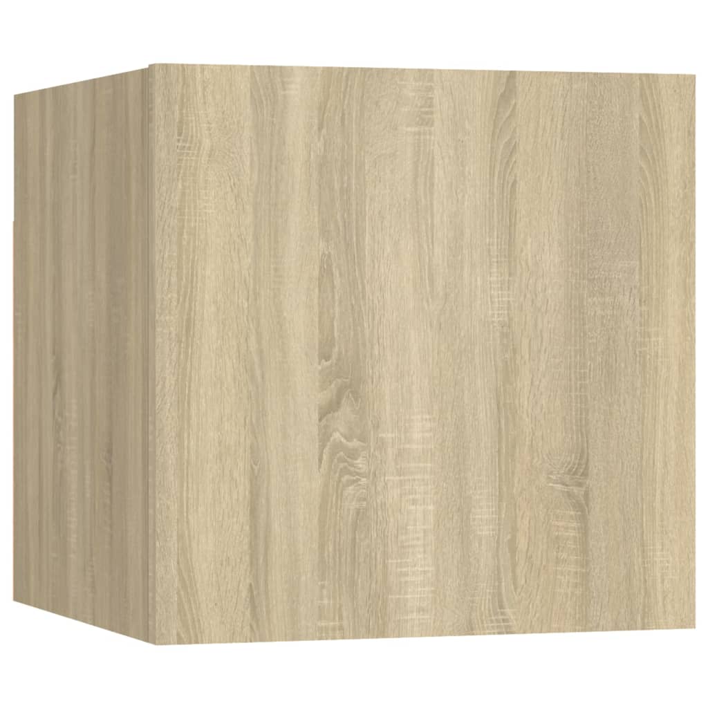 Set de dulapuri TV, 7 piese, stejar sonoma, lemn prelucrat GartenMobel Dekor