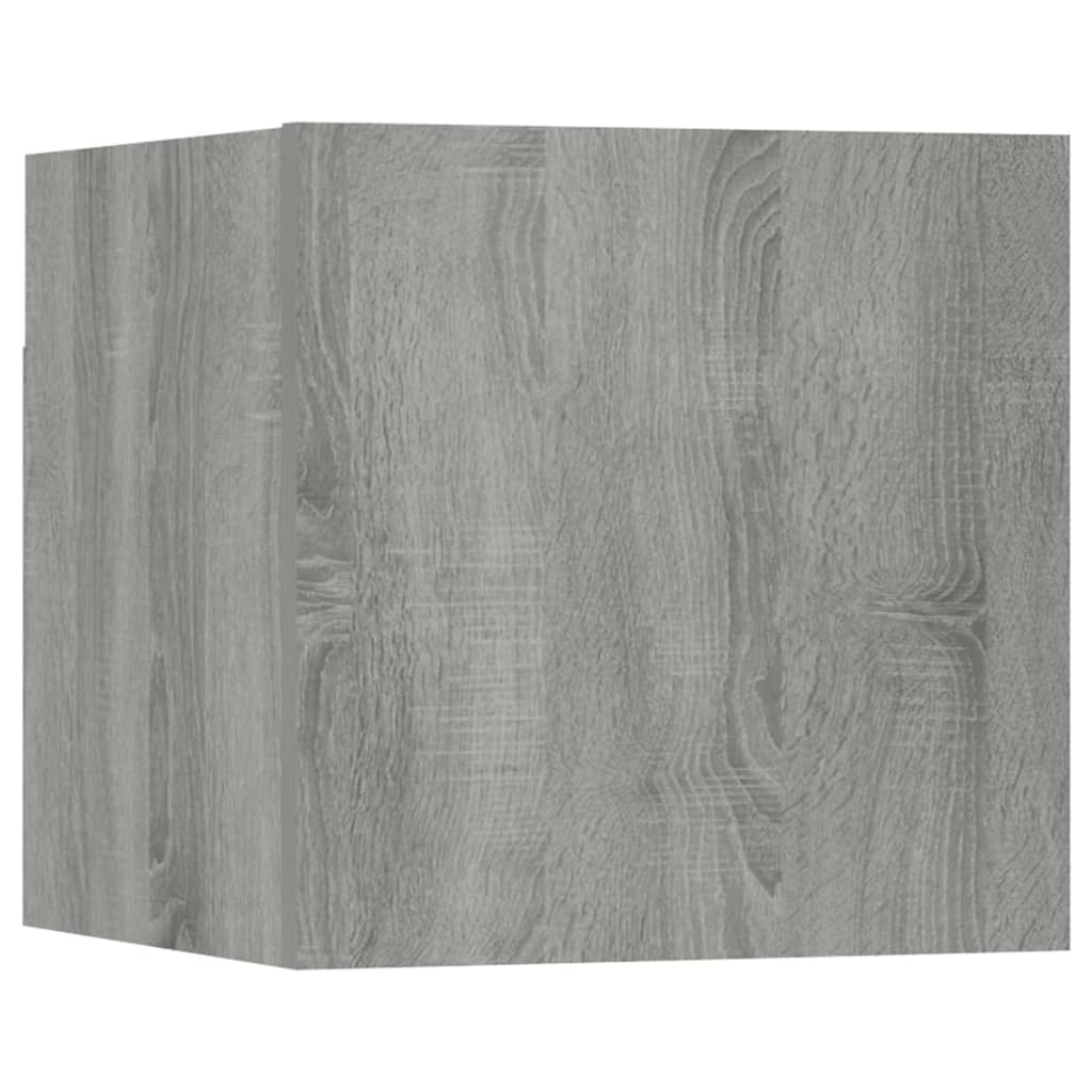 Set dulapuri TV, 10 piese, gri sonoma, lemn compozit GartenMobel Dekor