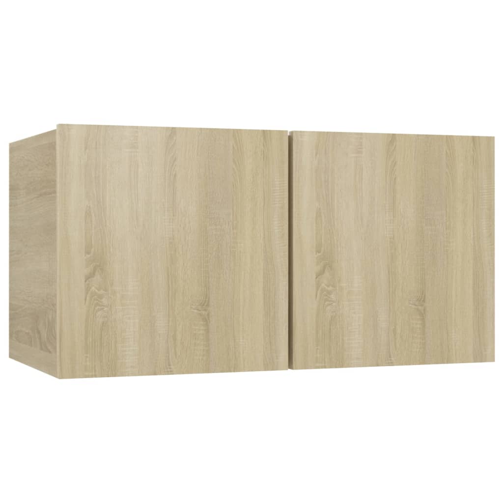 Set dulapuri TV, 10 piese, stejar sonoma, lemn prelucrat GartenMobel Dekor