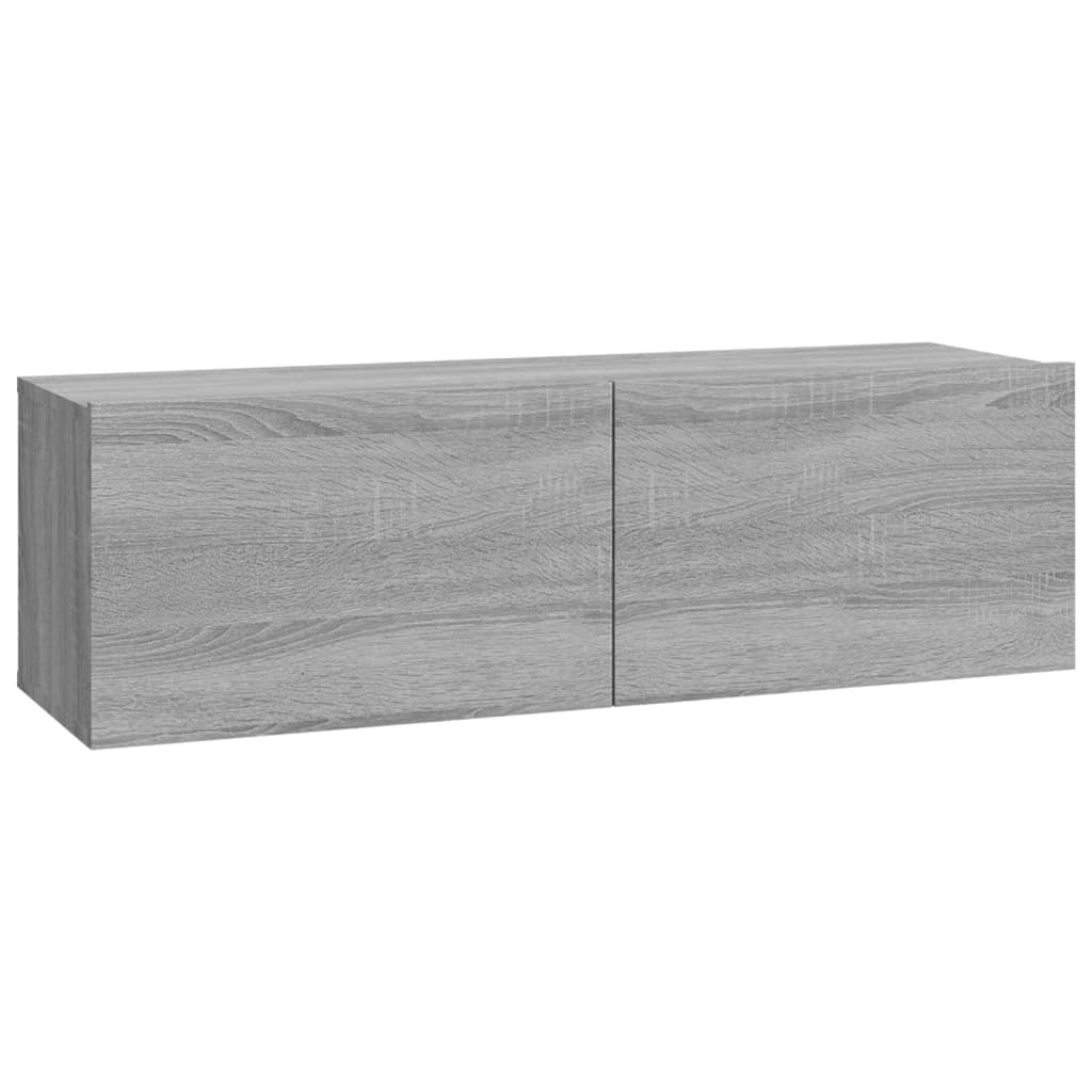 Set dulapuri TV, 6 piese, gri sonoma, lemn prelucrat GartenMobel Dekor
