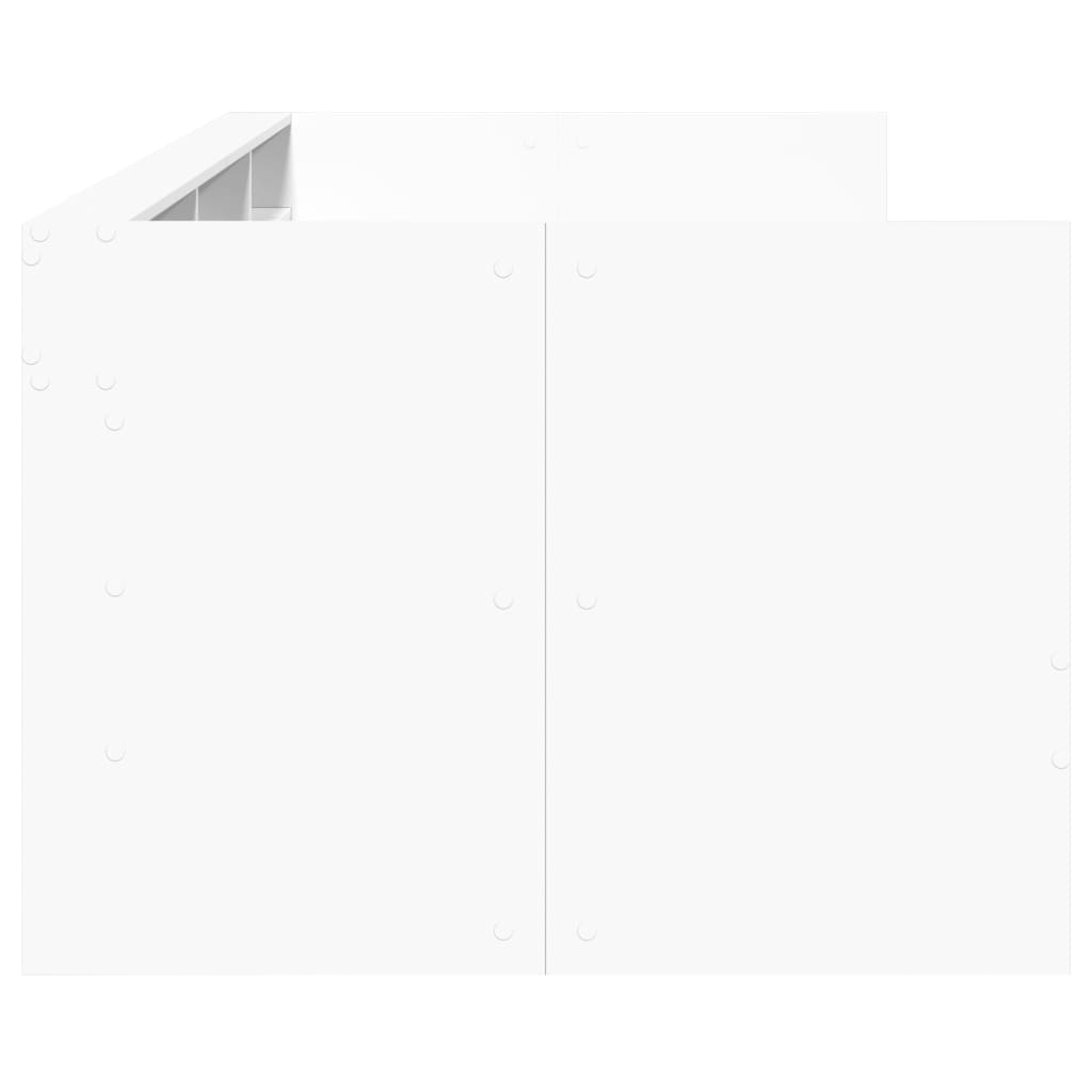 Pat de zi cu sertare fără saltea, alb, 90x200 cm GartenMobel Dekor
