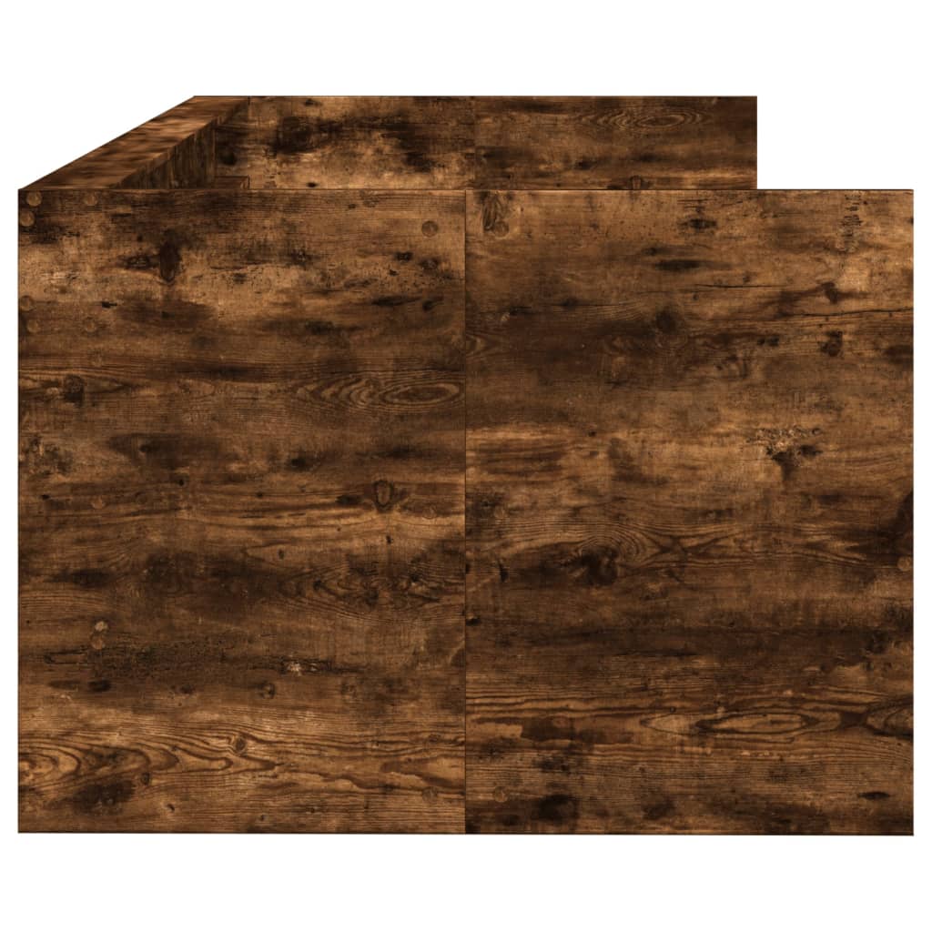 Pat de zi cu sertare fără saltea, stejar fumuriu, 90x200 cm GartenMobel Dekor