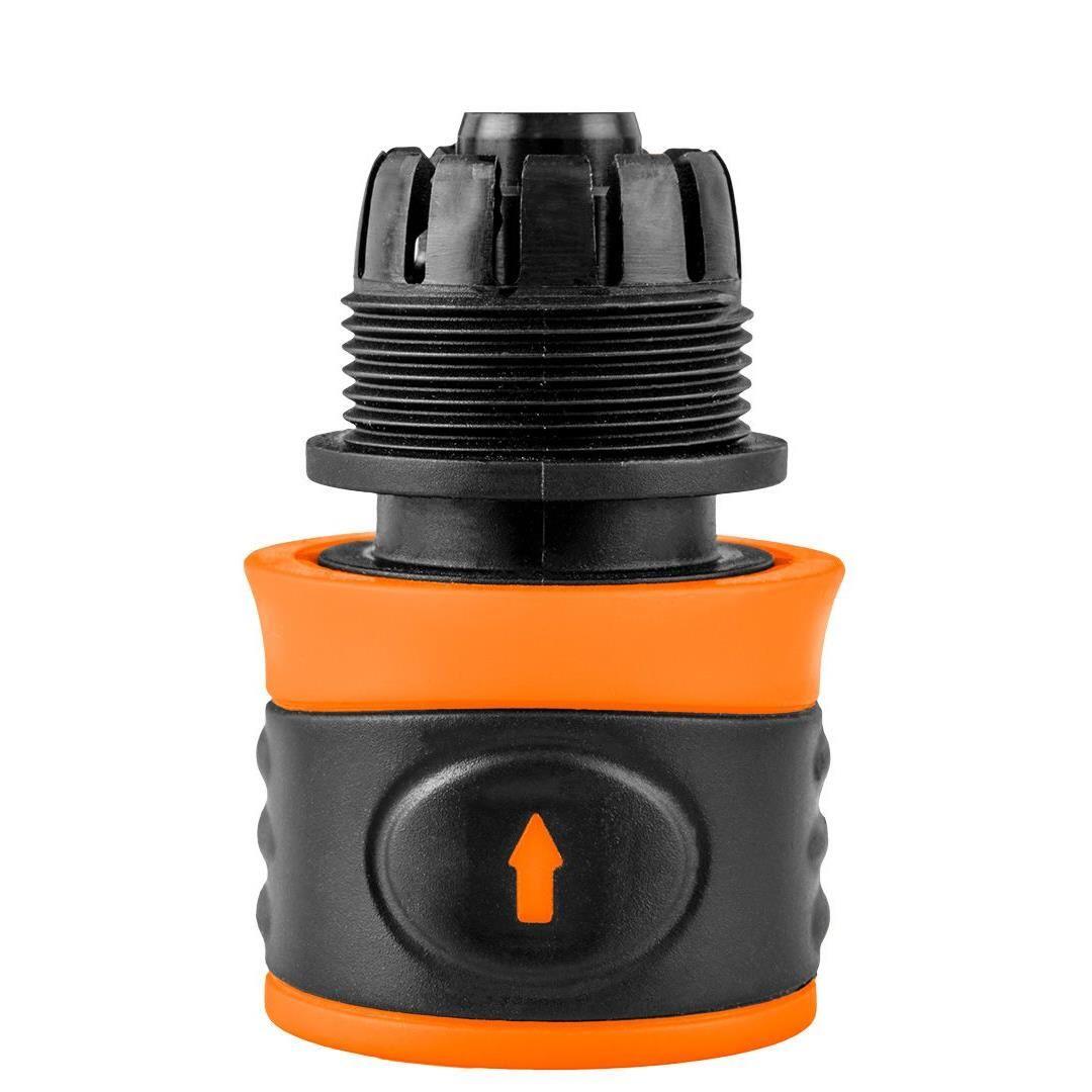 Furtun de gradina, 6 straturi, antirasucire, cu 2 cuple si adaptor, 1/2