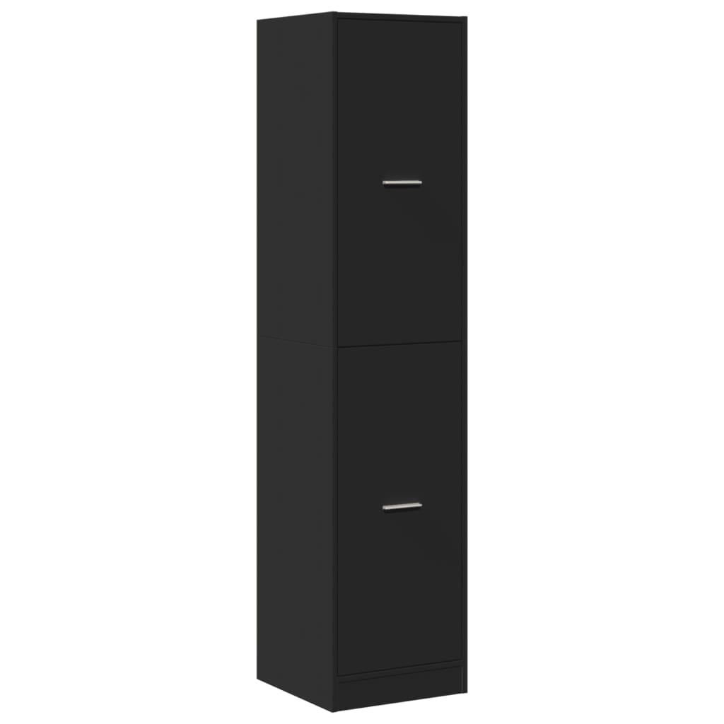 Dulap de farmacie, negru, 40x41x174,5 cm, lemn prelucrat GartenMobel Dekor