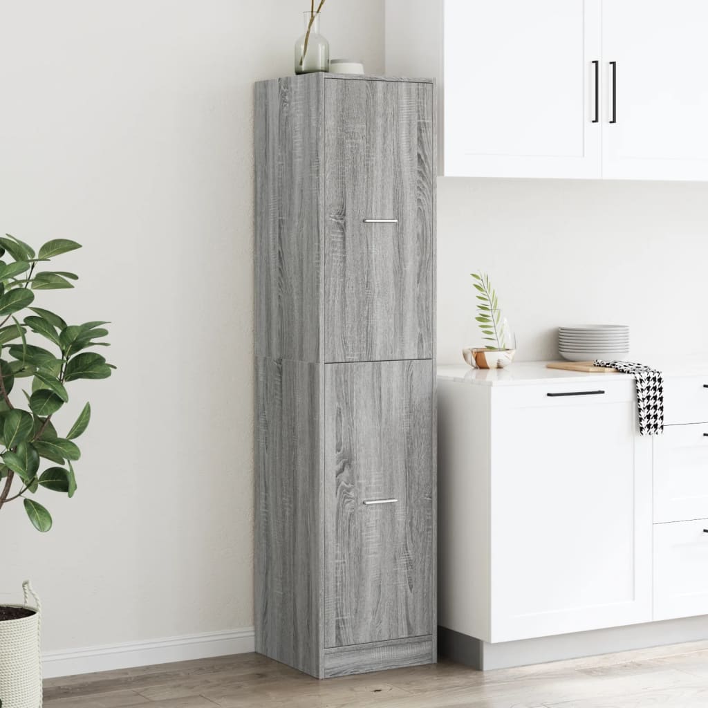Dulap de farmacie, sonoma gri, 40x41x174,5 cm, lemn prelucrat GartenMobel Dekor