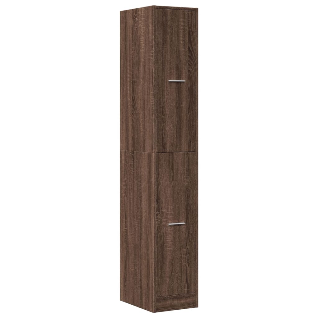 Dulap de farmacie, stejar maro, 30x41x174,5 cm, lemn prelucrat GartenMobel Dekor
