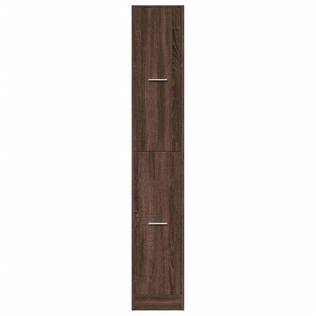 Dulap de farmacie, stejar maro, 30x41x174,5 cm, lemn prelucrat GartenMobel Dekor