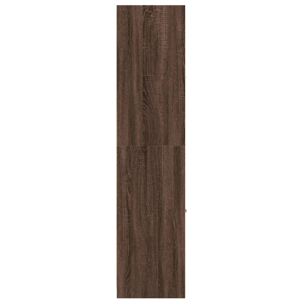 Dulap de farmacie, stejar maro, 30x41x174,5 cm, lemn prelucrat GartenMobel Dekor