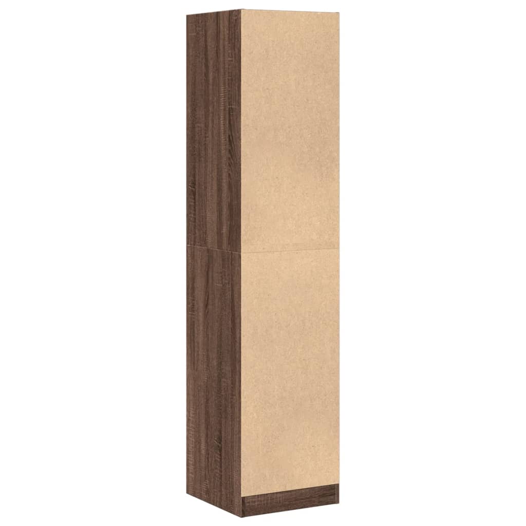Dulap de farmacie, stejar maro, 40x41x174,5 cm, lemn prelucrat GartenMobel Dekor