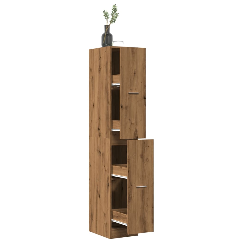 Dulap farmacie, stejar artizanal, 30x41x174,5cm, lemn prelucrat GartenMobel Dekor
