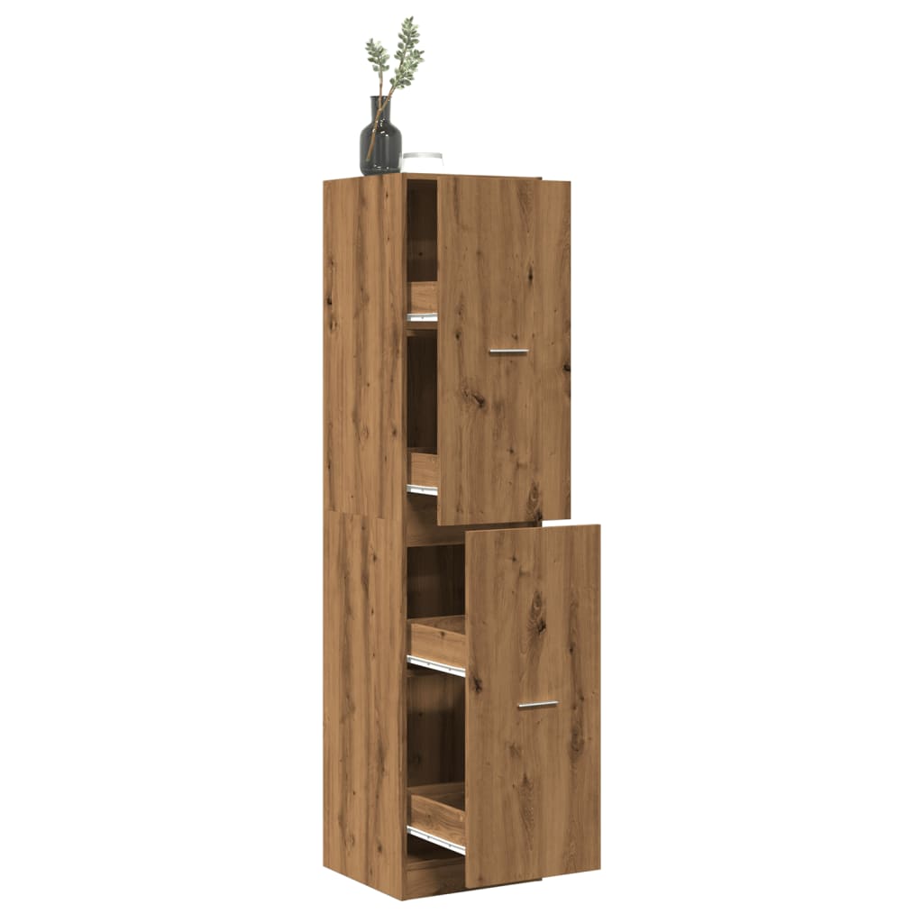 Dulap farmacie, stejar artizanal, 40x41x174,5cm, lemn prelucrat GartenMobel Dekor