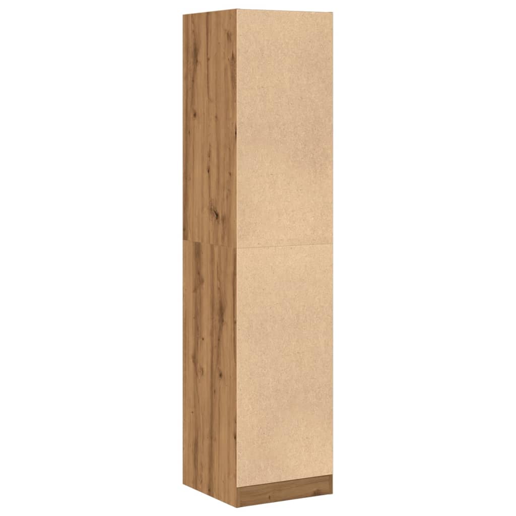 Dulap farmacie, stejar artizanal, 40x41x174,5cm, lemn prelucrat GartenMobel Dekor