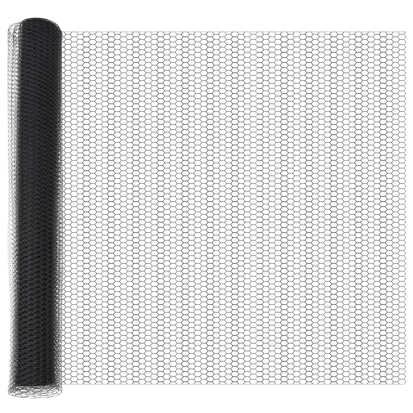 Gard Hexagonal Gri 1x10 m Oțel,  Stâlpi de Gard 7 pcs Gri Ø32 mm 150 cm Oțel Galvanizat GartenMobel Dekor